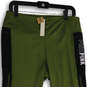 NWT Womens Olive Green High Elastic Waist Pull-On Ankle Leggings Size XL image number 3