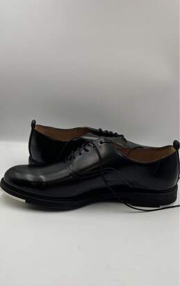 Mens Black Leather Lace Up Round Toe Oxford Dress Shoes Sz 45 SHO5J863-A-17