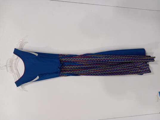 Godal Women's Blue Floral Dress image number 2