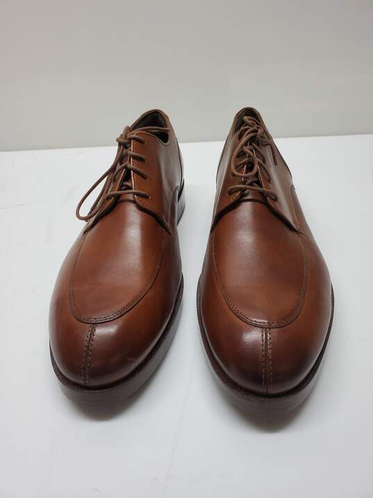 Cole Haan Grand OS Brown Leather Lace Up Dress Shoes Mens Size 10.5 image number 2