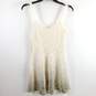 Free People Women Ivory Embroidery Sleeveless Dress S image number 1