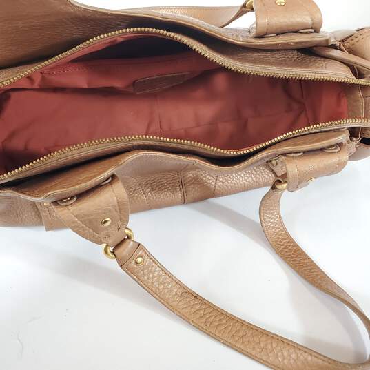 Cole Haan Metallic Brown Village Leather Shoulder Bag image number 4