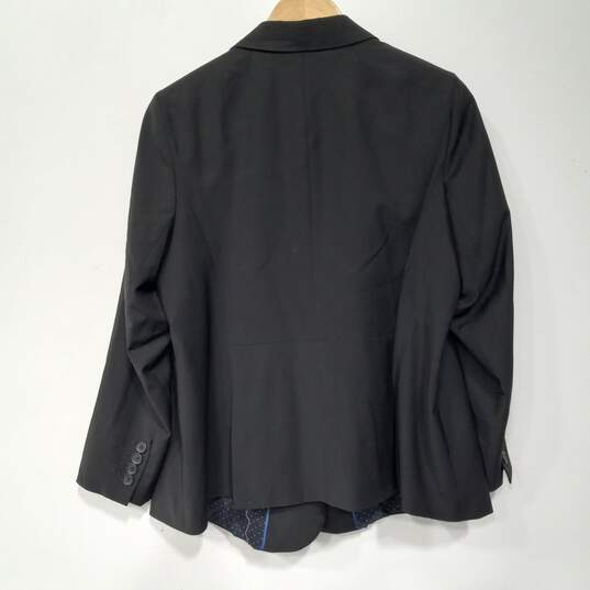 Women's Talbots Black 2-Button Blazer Size 14WP NWT image number 5