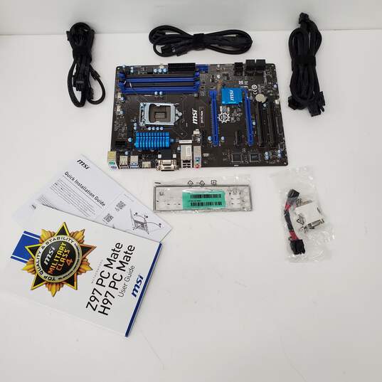 MSI Military Class 4 Z97 PC Mate HDMI Motherboard / Untested image number 2