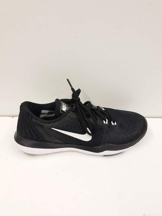 Nike Womens Flex Supreme TR 5 852467-001 Black Running Shoes Sneakers Size 6.5 image number 2
