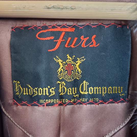 Hudson's Bay Company Vintage Dark Brown Mink Fur Coat image number 3