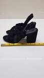 Rebecca Minkoff Black Leather Heeled Sandals Size 6.5 image number 3