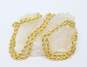 Vintage 14K Yellow Gold Twisted Rope Chain Necklace 15.4g image number 2