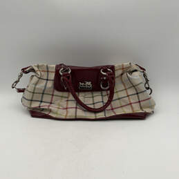 Womens Multicolor Leather Inner Pocket Shoulder Bag Purse W/ Chain Details