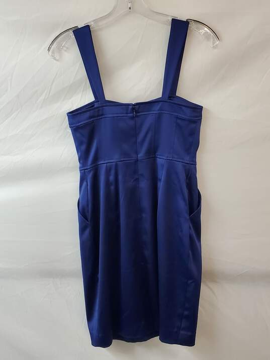 Express Blue Satin Mini Dress Size 0 image number 2