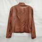 American Living WM's 100% Genuine Leather Brown Bomber Jacket Size L image number 2