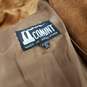 Vintage Comint Brown Suede Fringe Jacket Blazer S image number 3