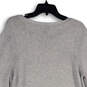 NWT Womens Gray Shirttail Hem Long Sleeve Pullover Sweater Size XL image number 4