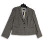 NWT Womens Gray Long Sleeve Notch Lapel Welt Pocket Two Button Blazer Sz 18 image number 1