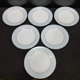 Set of 6 Noritake 5533 Bluedale Dinner Plates alternative image