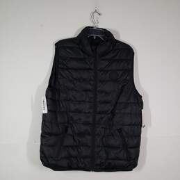 NWT Mens Zipper Pockets Sleeveless Full-Zip Puffer Vest Size XL