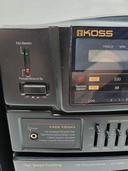 KOSS HG1260 CD/Cassette Player AM/FM Tuner -  Untested for Parts/Repairs alternative image