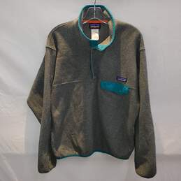 Patagonia Synchilla 1/4 Snap Button Pullover Fleece Sweater Men's Size S