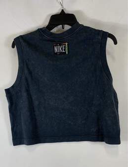 NWT Nike Womens Gray Crew Neck Sleeveless Activewear Cropped Tank Top Size Large alternative image