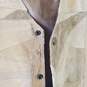 Men's Brown Suede Leather Vest SZ XL image number 7