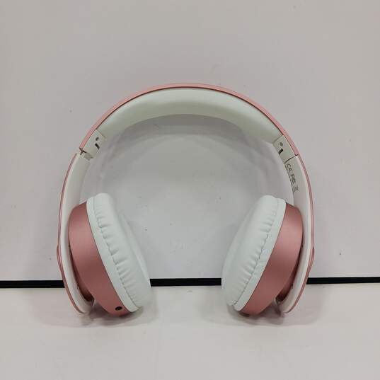 TUiNYO Pink Wireless Headphones In Case image number 4