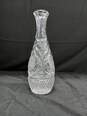 Cut Crystal Rose Themed Decanter No Stopper image number 2