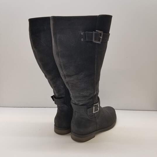 Torrid Plus Size Dual Buckle Knee-High Boot Women's Size 10WW image number 4