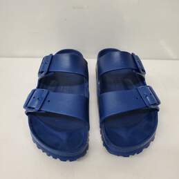 Birkenstock Arizona MN's Blue Flip Flops Sandals Size 38- 6 US