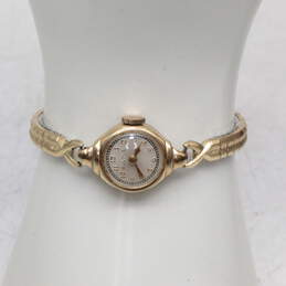Vintage Bulova 14K Gold Fill 17 Jewel Watch - 10.3g alternative image