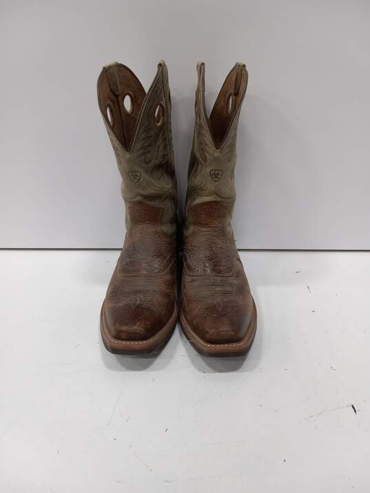 Ariat Men's Brown Cowboy Boots 9.5 Size image number 1
