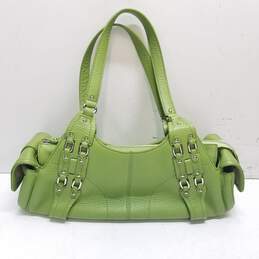 Cole Haan Leather Village Shoulder Bag Green