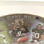 Danbury Mint Jerry Rice Raiders Collectors Plate W/ COA image number 7