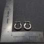 Bundle of 3 Sterling Silver Hoop Earrings image number 3