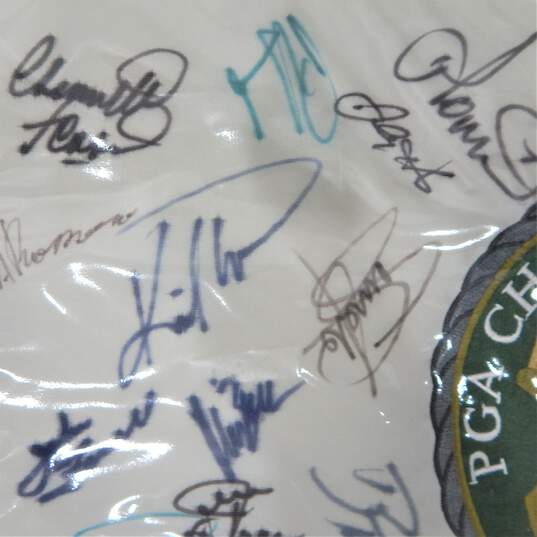2006 PGA Championship Signed 18th Hole Pin Flag Medinah Illinois image number 3