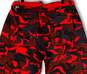NWT Mens Red Black Camouflage Belted Pockets Bermuda Shorts Size 40 image number 4
