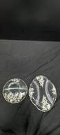 2pc. Crystal Serveware Set with Sterling Detail In Box image number 3