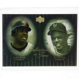 2000 Willie Mays/Barry Bonds Upper Deck Reflections in Time
