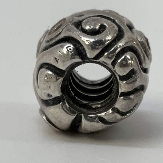 Designer Pandora 925 ALE Sterling Silver Yellow Cubic Zirconia Beaded Charm image number 3