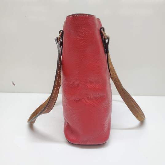 Dooney & Bourke Pebble Small Lexington in Red Leather image number 3