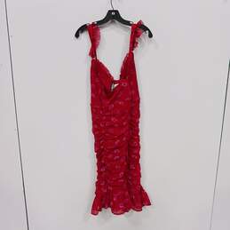 Torrid Curve Red With Pink Lips Pattern Dress Size 6 W/Tags