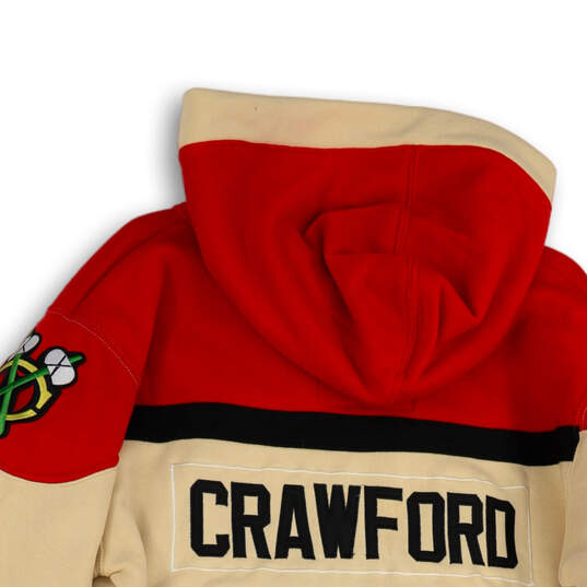 Mens Multicolor Chicago Blackhawks #50 Crawford Pullover Hoodie Size S image number 1