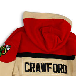 Mens Multicolor Chicago Blackhawks #50 Crawford Pullover Hoodie Size S