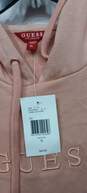 Guess Women's Peach Rose Leanna Embroidered Logo Pullover Hoodie Size XL image number 2