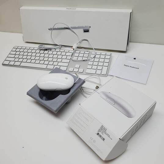 Bundle Apple *UNTESTED P/R* Mouse(MB112LL/B) + Keyboard(MB110L/B) image number 1
