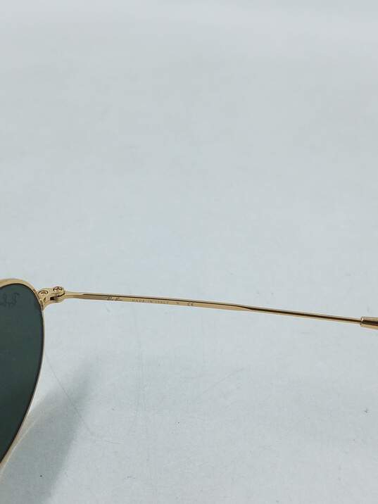 Ray-Ban Gold Oval Sunglasses image number 6