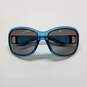 AUTHENTICATED Christian Dior Promenade 2 Blue Round Cat Eye Womens Sunglasses image number 2