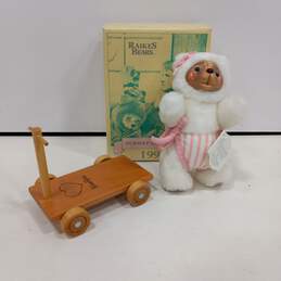 Raikes Bear Nursery Miniatures 1990 Mitzi with Scooter IOB alternative image