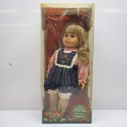 Vintage Zapf Creation Doll Evelyn In Original Box