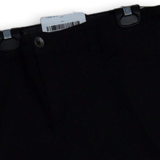 Womens Black Stretch Flat Front Comfort Short Straight & Pencil Skirt Sz 12 image number 3