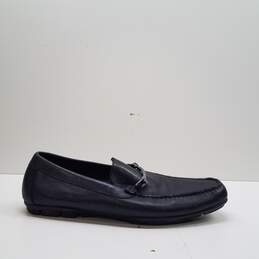 Hugo Boss Doster Black Leather Loafers Men's Size 11.5